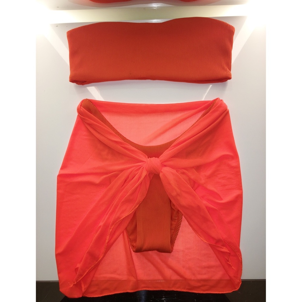 Bikini Top + Bottom + Sarong